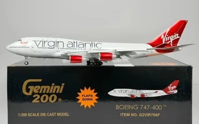Virgin Atlantic Boeing 747-400 G-VBIG 1:200 GeminiJets