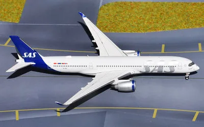 スカンジナビア航空 エアバス A350-900 SE-RSA 画像1