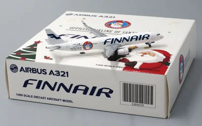 Finnair Airbus A321 w/ Sharklets OH-LZL 1:400 JC Wings
