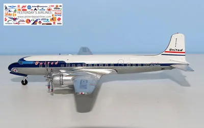 United Airlines Douglas DC-6B N37570 1:400 Aeroclassics