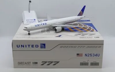 United Airlines Boeing 777-300ER N2534U 1:200 JC Wings