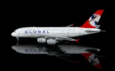Global Airlines Airbus A380-800 9H-GLOBL 1:400 HX Models
