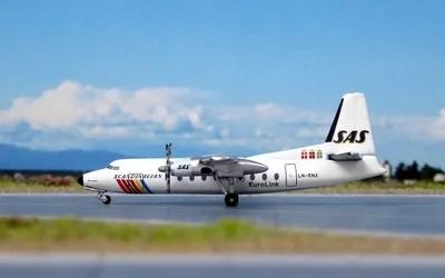 Scandinavian Airlines (SAS) Fokker F27Friendship LN-RNX 1:400 Aeroclassics