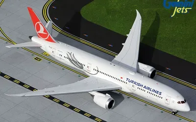 Turkish Airlines Boeing 787-9 TC-LLO 1:200 GeminiJets