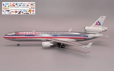 American Airlines McDonnell Douglas MD-11 N1761R 1:400 Panda Model