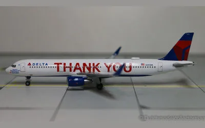 Delta Air Lines Airbus A321 w/ Sharklets N391DN 1:500 Herpa