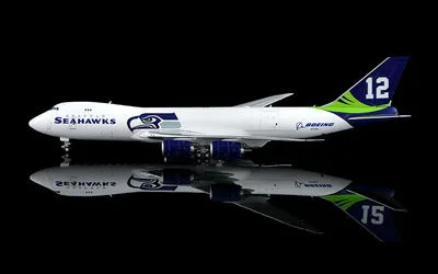 Boeing House Boeing 747-8F N770BA 1:400 HX Models