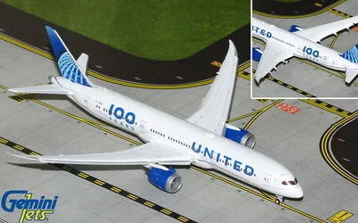 United Airlines Boeing 787-9 N61101 1:400 GeminiJets
