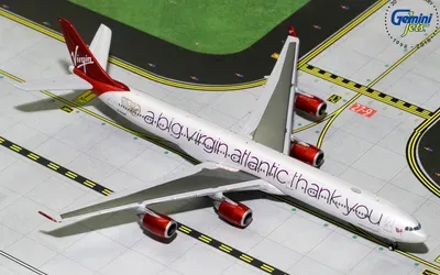 Virgin Atlantic Airbus A340-600 G-VNAP 1:400 GeminiJets