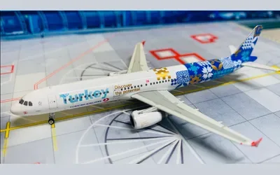 Turkish Airlines Airbus A321 TC-JRG 1:400 Phoenix Models