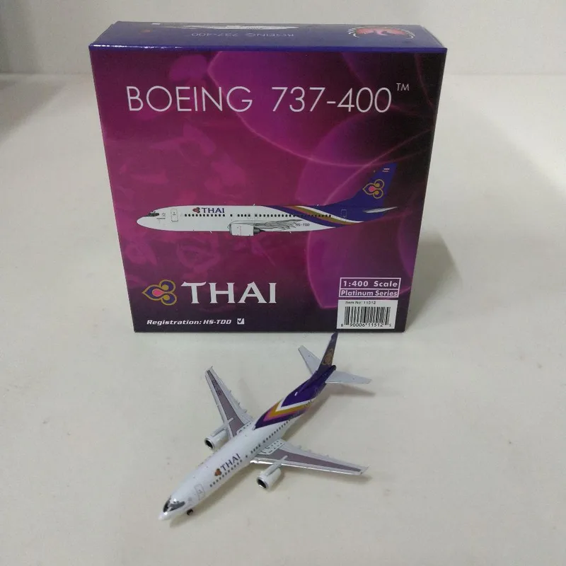 Thai Airways International Boeing 737-400 HS-TDD 1:400 Phoenix Models