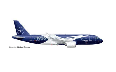 ルフトハンザ航空 エアバス A320neo D-AING
