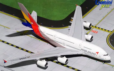 Asiana Airlines Airbus A380-800 HL7634 1:400 GeminiJets