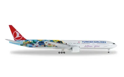 Turkish Airlines Boeing 777-300ER TC-JJU 1:500 Herpa