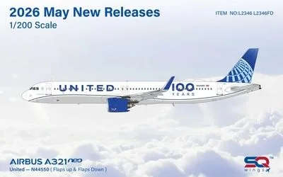 ユナイテッド航空 エアバス A321neo N44550