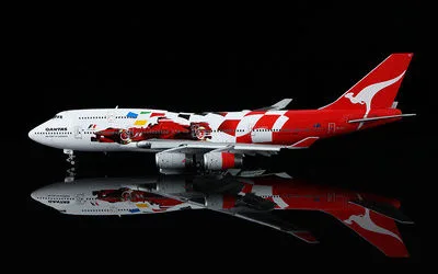 Qantas Airways Boeing 747-400 VH-OJC 1:400 HX Models