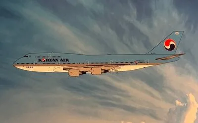 Korean Air Boeing 747-400 HL7461 1:400 Phoenix Models