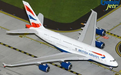 ブリティッシュ・エアウェイズ エアバス A380-800 G-XLEE