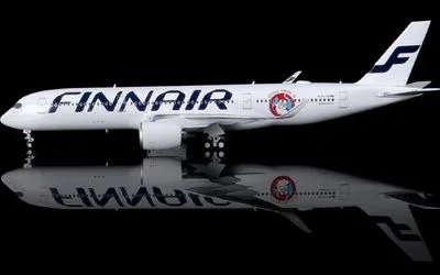 Finnair Airbus A350-900 OH-LWA 1:400 Panda Model