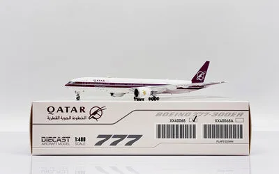 Qatar Airways Boeing 777-300ER A7-BAC 1:400 JC Wings