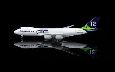 Boeing House Boeing 747-8F N841BA 1:400 HX Models