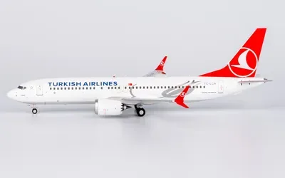 Turkish Airlines Boeing 737 MAX 8 TC-LCA 1:200 NG Models