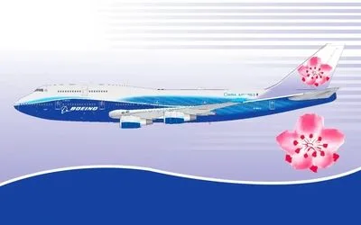 China Airlines Boeing 747-400 B-18210 1:400 HX Models