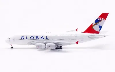 Global Airlines Airbus A380-800 9H-GLOBL 1:400 Aviation400