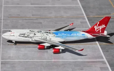 Virgin Atlantic Boeing 747-400 G-VLIP 1:400 Phoenix Models