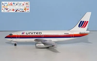 United Airlines Boeing 737-200 N9068U 1:400 Aeroclassics