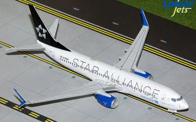 United Airlines Boeing 737-800 w/ Scimitar Winglets N76516 1:200 GeminiJets