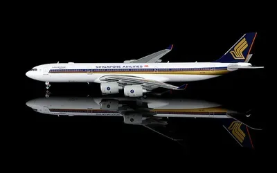 Singapore Airlines Airbus A340-500 9V-SGA 1:400 HX Models