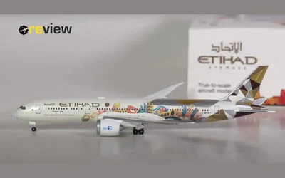Etihad Airways Boeing 787-9 A6-BLT 1:500 Herpa