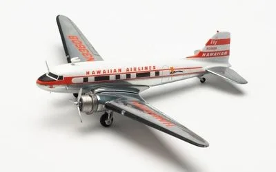 Hawaiian Airlines Douglas DC-3 N33608 1:200 Herpa