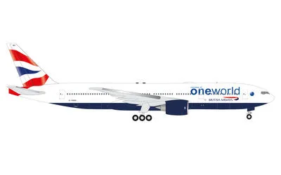 British Airways Boeing 777-200 G-YMMU 1:500 Herpa