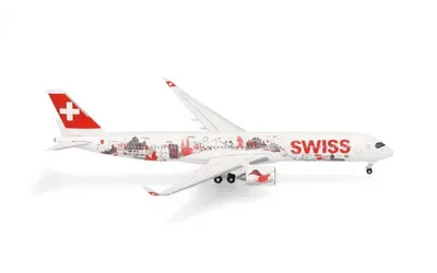 スイス航空 エアバス A350-900 HB-IFA 画像1
