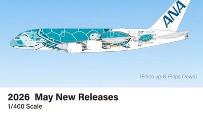 All Nippon Airways (ANA) Airbus A380-800 JA382A 1:400 HX Models