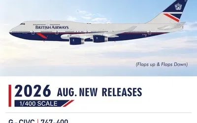 British Airways Boeing 747-400 G-CIVC 1:400 HX Models