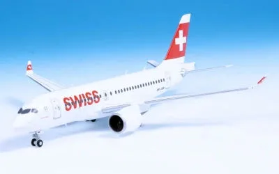 スイス航空 エアバス A220-100 HB-JBB 画像1