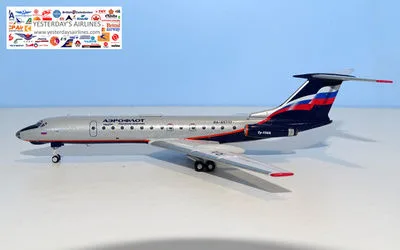 Aeroflot Tupolev Tu-134A RA-65717 1:400 Panda Model