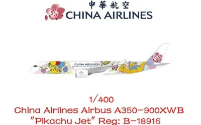 China Airlines Airbus A350-900 B-18916 1:400 JC Wings
