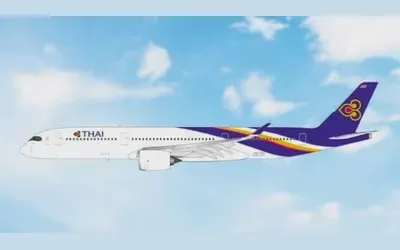 タイ国際航空 エアバス A350-900 HS-THZ 画像1