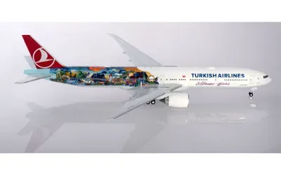 Turkish Airlines Boeing 777-300ER TC-JJU 1:200 Herpa