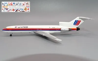 United Airlines Boeing 727-200 N7644U 1:400 Aeroclassics