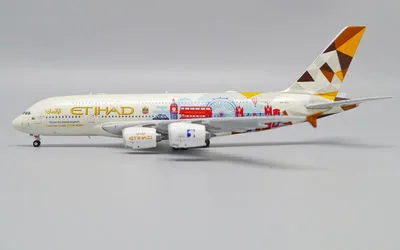 Etihad Airways Airbus A380-800 A6-APE 1:400 JC Wings