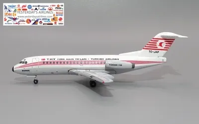 Turkish Airlines Fokker F28-1000 TC-JAP 1:400 Aeroclassics