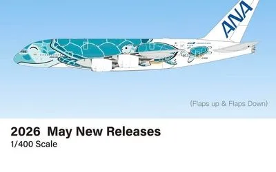 All Nippon Airways (ANA) Airbus A380-800 JA382A 1:400 HX Models