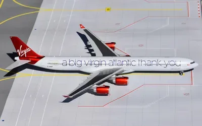 Virgin Atlantic Airbus A340-600 G-VNAP 1:200 GeminiJets