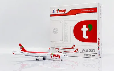 T'way Air Airbus A330-300 HL8501 1:400 JC Wings