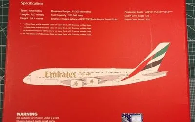 エミレーツ航空 エアバス A380-800 A6-EED 画像1